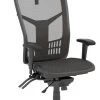 CoolMesh Executive High Back Chair - Black Mesh With Titanium Base And Headrest -Office Furniture Store bb734baf61e7e05b214acf50ded2