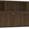 Classic Open Hutch 71" - Modern Walnut 2 Classic Open Hutch 71" - Modern Walnut -Office Furniture Store c14256956417fcddd683e72da65e