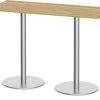 Classic Bistro Meeting Table 24" X 60" With Brushed Metal Base - Aspen 2 Classic Bistro Meeting Table 24" X 60" With Brushed Metal Base - Aspen -Office Furniture Store c61329318a530df44db625b47374