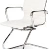 Nova Guest Chair - White Leathertek -Office Furniture Store d1c0347385455ad5b3b73a0d8cee