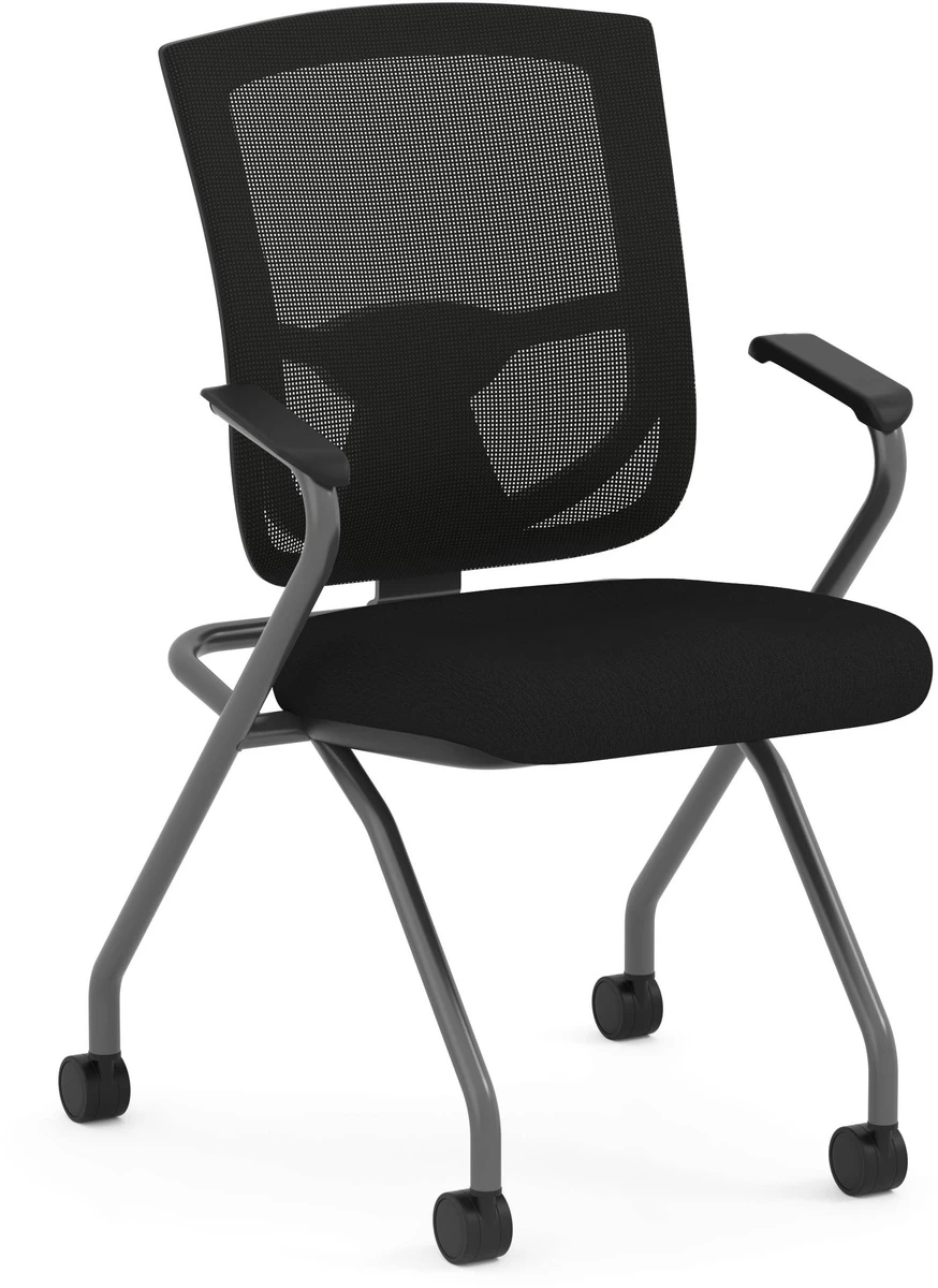CoolMesh Pro Nesting Chair - Black Fabric 3 CoolMesh Pro Nesting Chair - Black Fabric