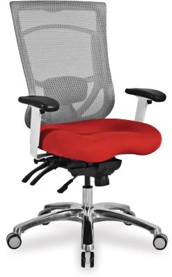 CoolMesh Pro Plus Executive High Back Chair - Red Fabric