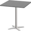 Classic Square Bistro Table 42" With Cross Brushed Metal Base - Newport Grey -Office Furniture Store d842808ab1ec481fead70fd87178