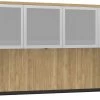 Classic Hutch 60" With 4 Glass Doors - Aspen -Office Furniture Store ddfb89e03fdf4eee62e3332e115e