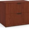 Lateral Filing Cabinet - 2 Drawer In Cherry