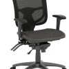CoolMesh Pro Executive Mid Back Chair - Black Mesh With Titanium Base