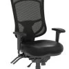 CoolMesh Pro Executive High Back Chair - Black Antimicrobial Vinyl With Titanium Base And Headrest -Office Furniture Store e8c21a32844087ec5294c558da24