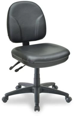 Comformatic Tilt Seat & Back Chair - Black Antimicrobial Vinyl