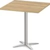 Classic Square Bistro Table 42" With Cross Brushed Metal Base - Aspen 2 Classic Square Bistro Table 42" With Cross Brushed Metal Base - Aspen -Office Furniture Store eb2455ec33cf2a36b67197dea96f