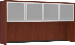 Classic Hutch 71" With 4 Glass Doors - Cherry