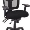 CoolMesh Executive Mid Back Chair - Black Fabric