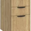 Classic Locking Mobile Pedestals - 3 Drawer In Aspen