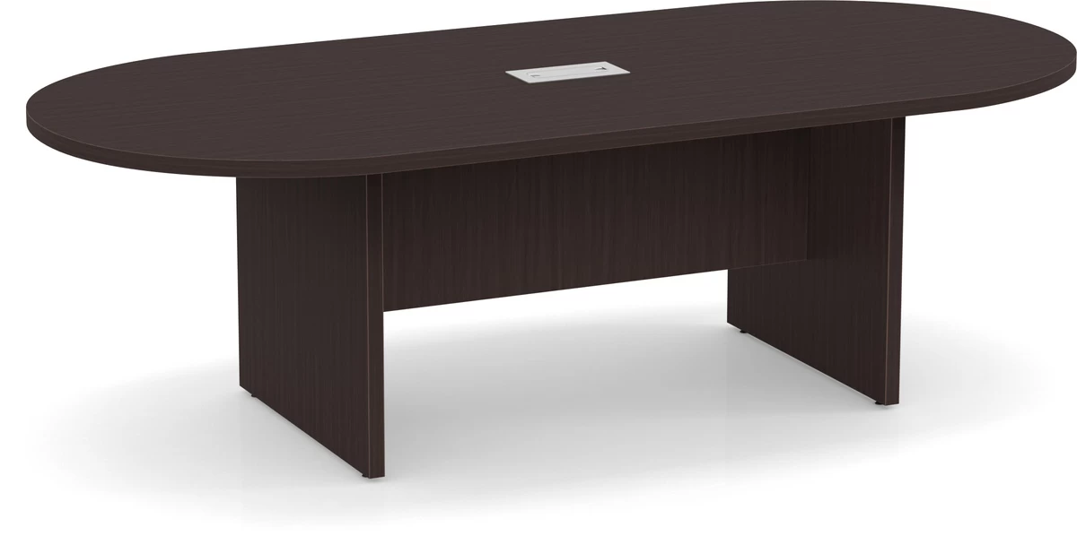 Classic Racetrack Conference Table 6 Ft - Espresso 3 Classic Racetrack Conference Table 6 Ft - Espresso