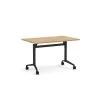 Flip Top Table With Square-Edge Top 24" X 48" - Aspen Top With Black Base 1 Flip Top Table With Square-Edge Top 24" X 48" - Aspen Top With Black Base -Office Furniture Store fb5db4664f067081f769bb5a4a52