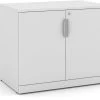 Locking Double Door Office Cabinet - 29.5" In White 1 Locking Double Door Office Cabinet - 29.5" In White -Office Furniture Store fc018e0e47ac22f4921345500792