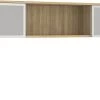 Elements Hutch 71" With 2 Glass Doors And 27" Riser - Aspen With Silver Riser -Office Furniture Store fe4660ce2963e6f505af1c6c06e3